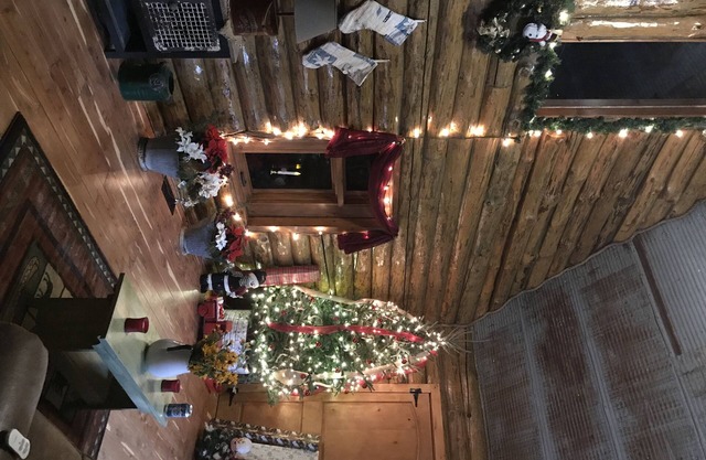 Cozy log cabin in the country