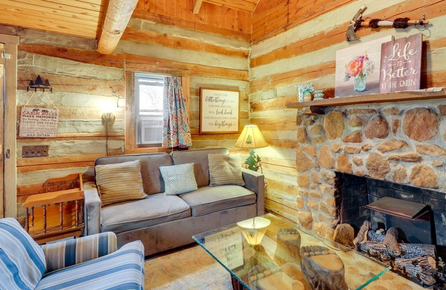 Cozy Riverside Cabin w/ 3 Acres & Trout Fishing