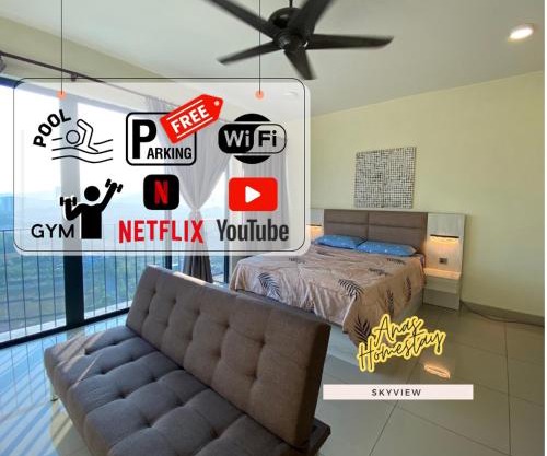 Cozy Skyview DillaSuite-Trefoil (Wifi,Pool,Netflix)