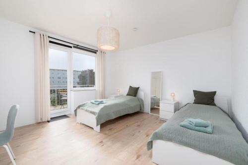 CREW BEDS - APARTMENTS in Wolfsburg 4x Bedroom, Single Beds, Free Coffee, WiFi & Parking - 24h CHECK IN #WOB01 #WOB02