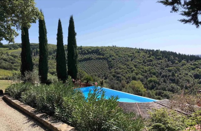 Cypress trees 2 - Old stone house with pool and breathtaking views