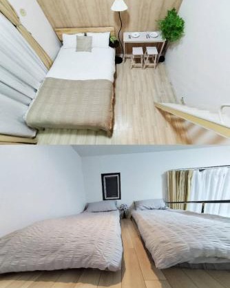 D22新宿最中心 两室 新大久保站5分-2 rooms Shinjuku center 5 mins to ST Max 4P 新宿 涉谷 表参道 池袋 上野 代代木 银座 原宿