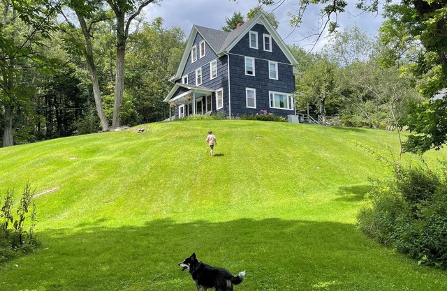 Delightful 5-bedroom house with WiFi, WBFP, acres of woods and fields in Roscoe