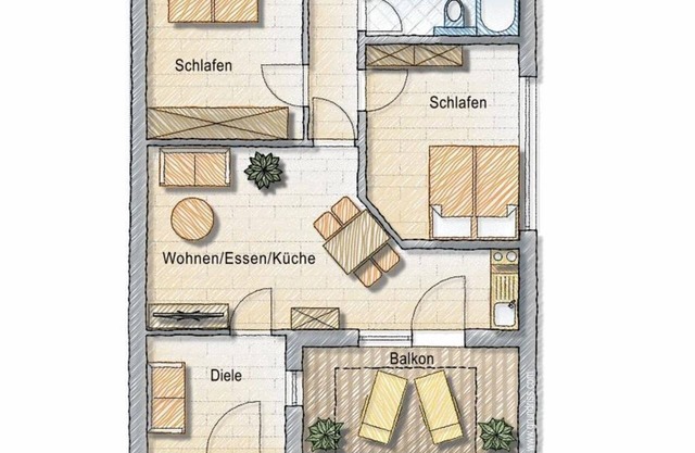 Deluxe Apartment - JUNIPRO Apartments Bostalsee