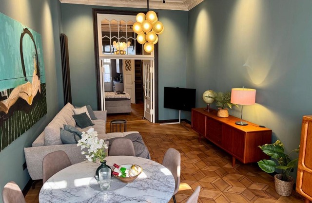 Design-Apartment Benedict Luxus, Stil & Workspace