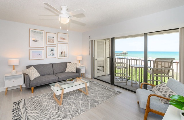 Direct Beach Views Throughout Oceanfront Paradise Corner Unit with Heated Pool