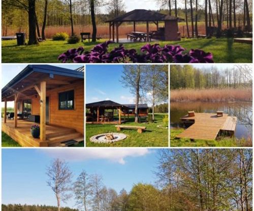 Domek Wypoczynkowy Zacisze w Makosiejach z dostępem do rzeki, z balią i jacuzzi