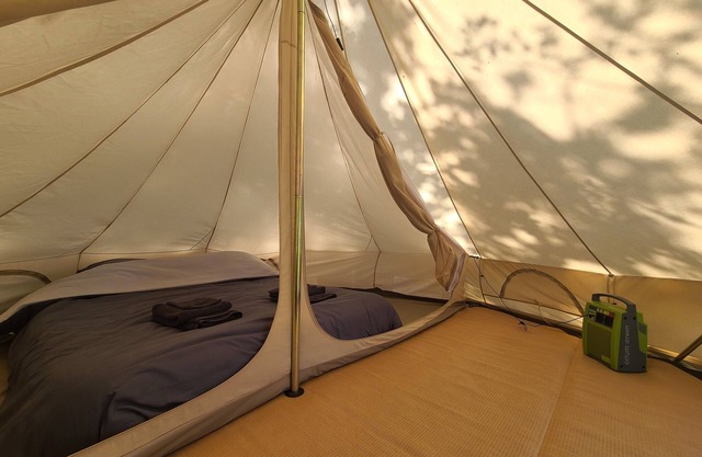 DOUBLE TENTS FOR 4 PEOPLE IN THE HEART OF NATURE! Espace Orchidée!