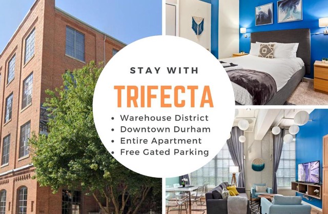 Downtown Durham 2BR Apt Walk Everywhere & Wifi