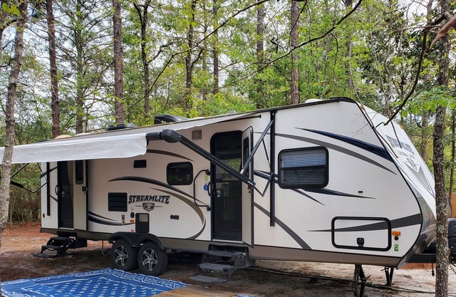 Eagle's Nest Camper with Campground Aura