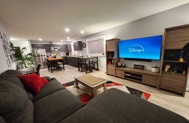 Entire Suite with full kitchen and complimentary streaming service.