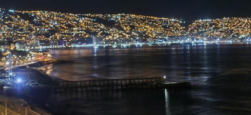Excelente Vista a la Bahía de Valparaíso