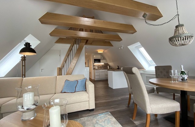 Exclusive vacation apartment on a very large plot