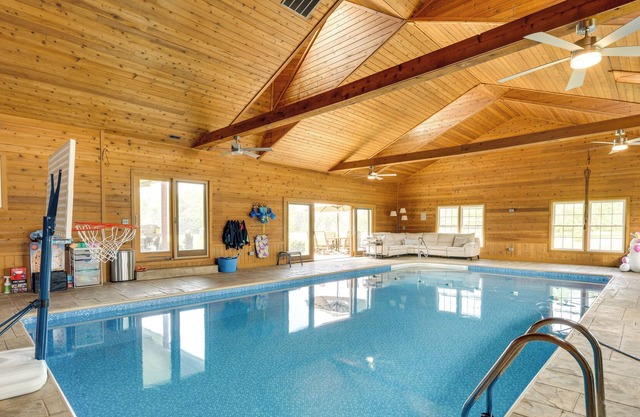 Expansive Radnor Home w/ Indoor Pool & Fire Pit!