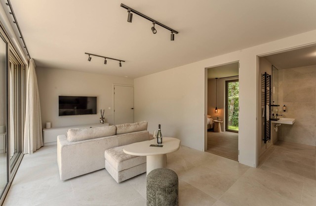 Experience luxury and romance in the Suite, a perfect destination for a relaxing getaway with all comfort and style.
