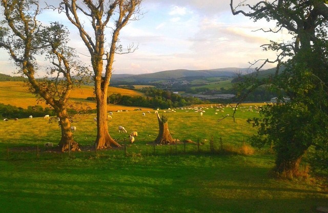 Fabulous open views over Dufftown