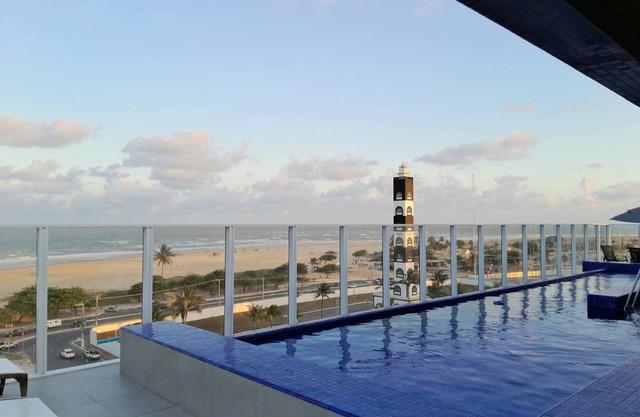 Facing the beach, all rooms with sea views and a swimming pool on the terrace