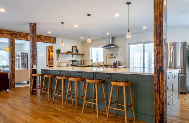 Fall & Winter Comfort in Roscoe Mountain Home