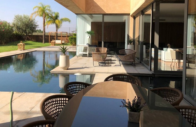 Fancy villa with special view and beautiful swimming pool near to parks ,
