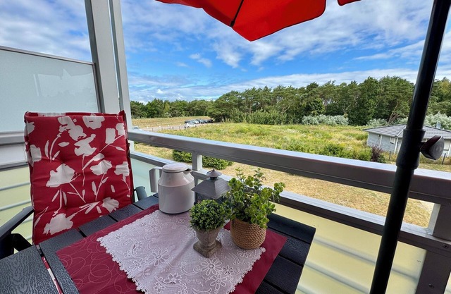 Ferienwohnung mit Balkon Direkt Hinter dem Deich