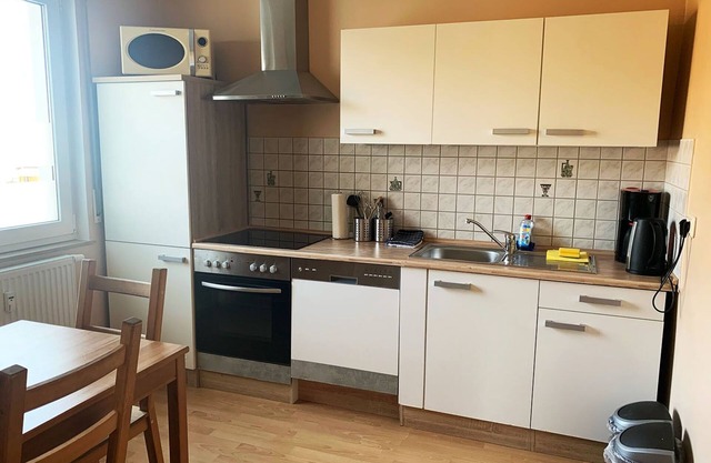 Ferienwohnung Hm01, 80qm, 2 Schlafräume, Balkon, Max. 5 Personen