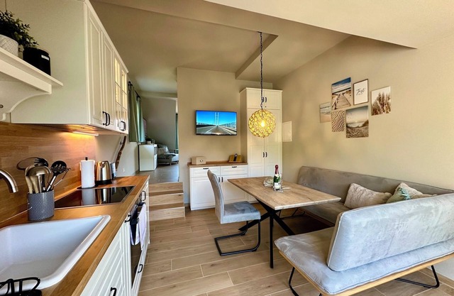 Ferienwohnung in Lobbe mit Meerblick