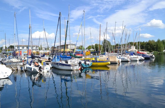 Ferienwohnungen im Hafen Pier1 am Cospudener See bei Leipzig