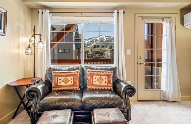 First Light, Ski Area Views, AC Unit in Living Space, Deck and Desk for Working!