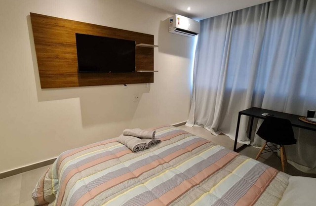 Flat Encantador E-suítes Atlântica Campos 208a