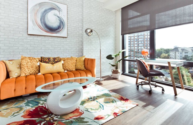 floor to ceiling windows with views