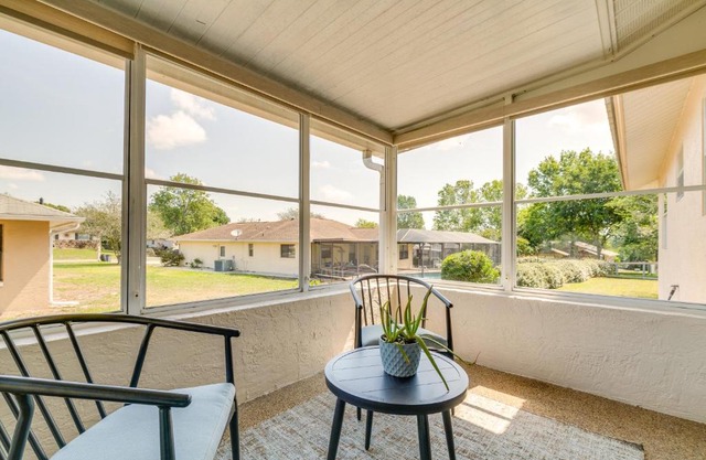 Florida Vacation Rental with Enclosed Porch!