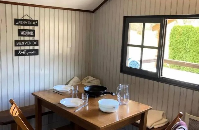 Flower Camping LA BEXANELLE * - Chalet Bois Standard 20m2 - 1 bedroom + covered terrace 2 people
