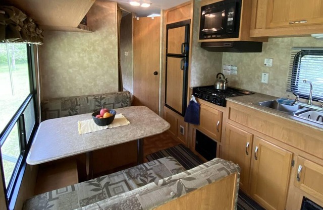 Fully equipped RV in park-like, treed, private setting!