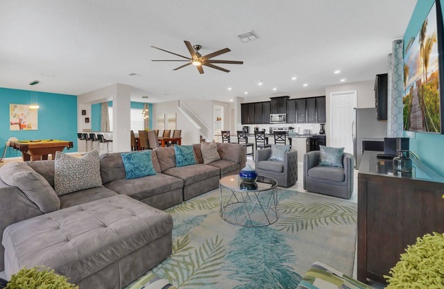 Fun 9Bd Pool Home with Games and Themed Rooms-1576