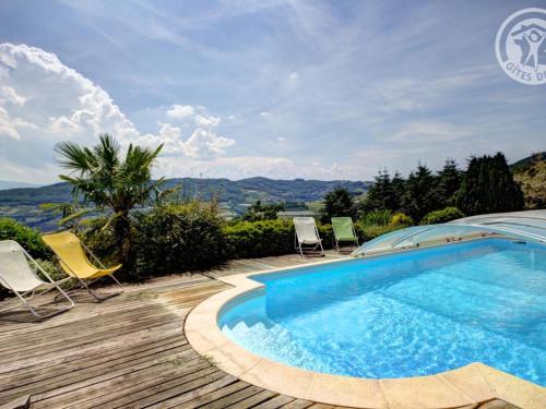 Gîte avec vue sur les Alpes, idéal pour randonnées - FR-1-496-99