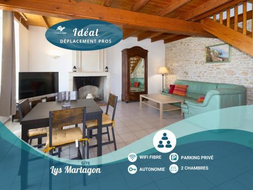 Gîte "Lys Martagon" par Chelona'Loc - 5 personnes - parking