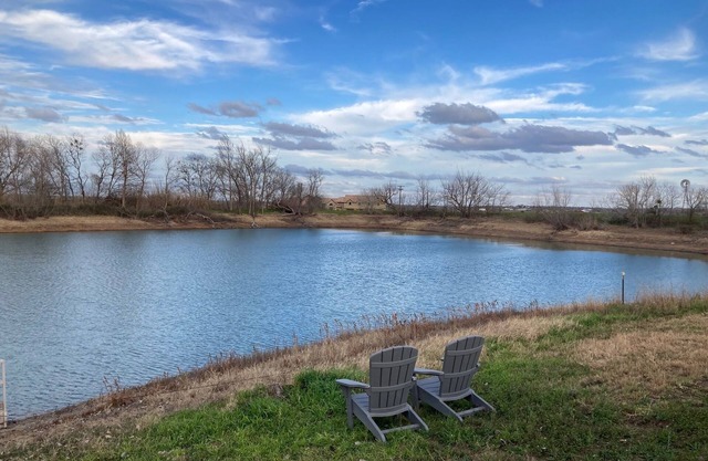 Gazebo with a view of the lake.