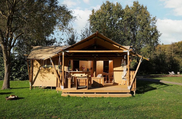 Glamping Tent in Netherlands with BBQ Terrace
