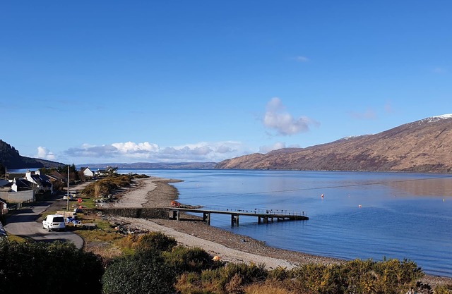 Glenelg, pet friendly spacious house with fantastic views across the bay to Skye