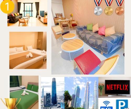 Golden New Nest INN 金巢新旅居!near THE Exchange TRX & Bukit Bintang & Pavilion & Suria KLCC!Agile luxury suites