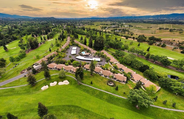 Golf Course Villa in Napa Valleys Silverado Resort secluded wine county retreat