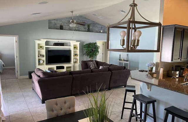 Gone Coastal! Large heated pool home 30 min from beaches