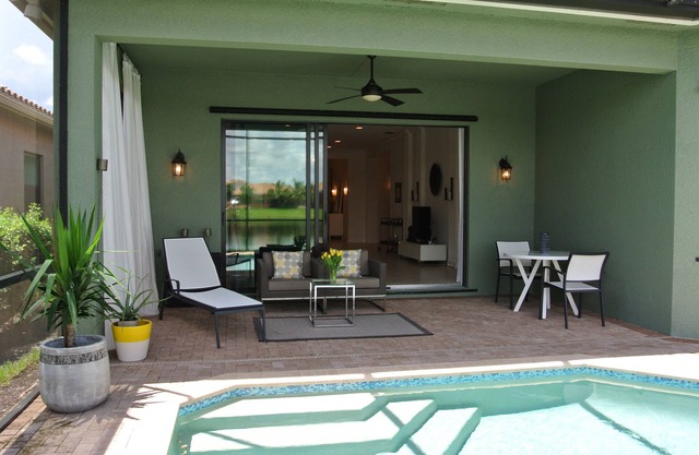 Gorgeous New 3 Bedroom 3 Bath Home With Heated Private Pool And Lake Views!