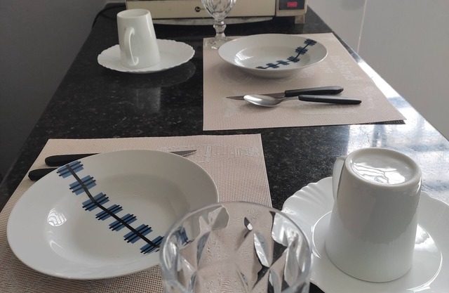 Gray house in the city center, close to hospitals