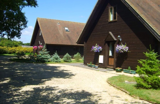 Hardy Chalet Scandinavian style chalet on working dairy farm
