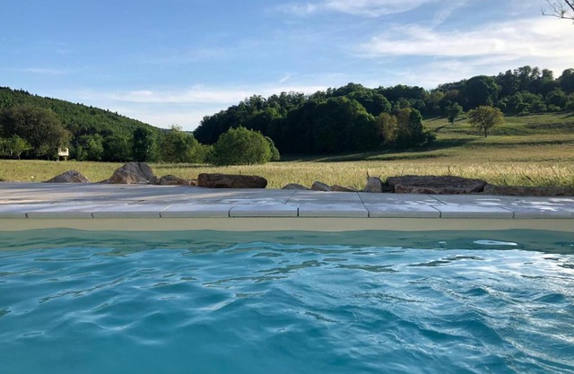 Havre de paix dans le Jura Alsacien avec piscine privée externe de mai à septembre