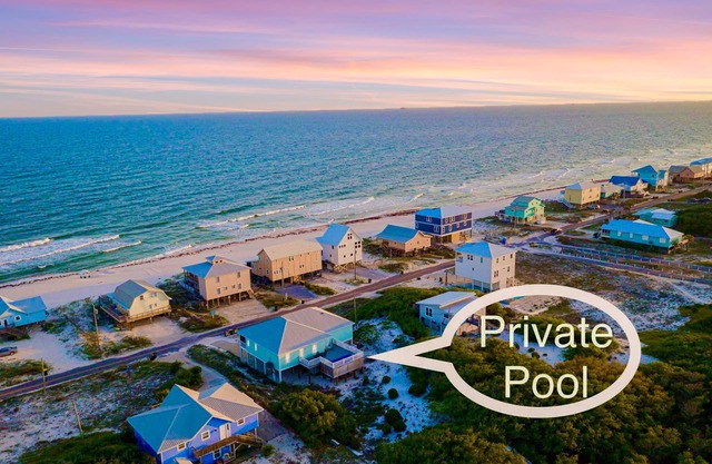 heated pool 6Bed/4Bath BeachVilla Steps2Sand