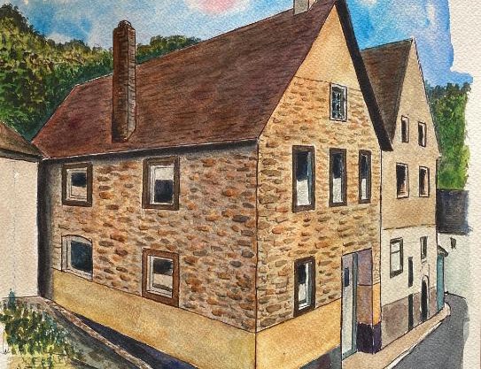 Helles, gemütliches Haus mit Moselblick