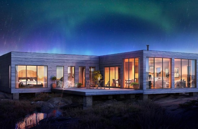 High-End Lodge in Lyngvar Resort, jacuzzi & sauna