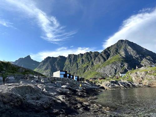 High end sea cabins at Å in Lofoten
